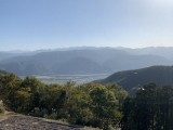 滝奥峠から見る吉野川